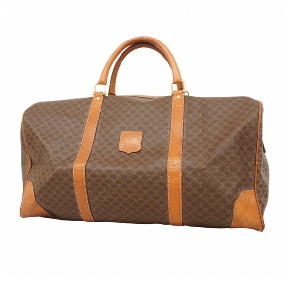 Celine Boston Bag Macadam Brown for Men and Women - Picture 1 of 15